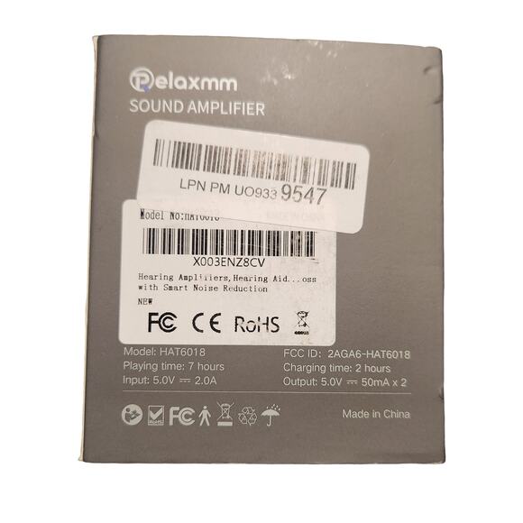 Pelaxmm Hearing Sound Amplifiers with Smart Noise Reduction White - Picture 4 of 4